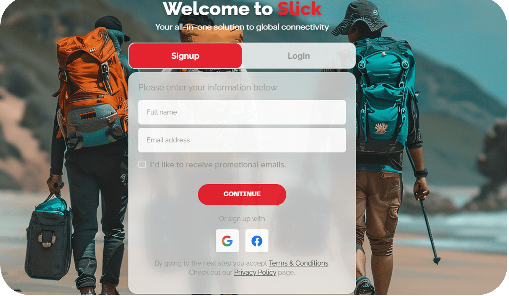 Account Registration Process