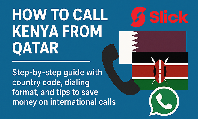 How to call Kenya from Qatar